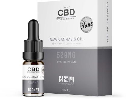 Canabidol CBD Oil Dropper (RAW) 500mg 10ml Cheap