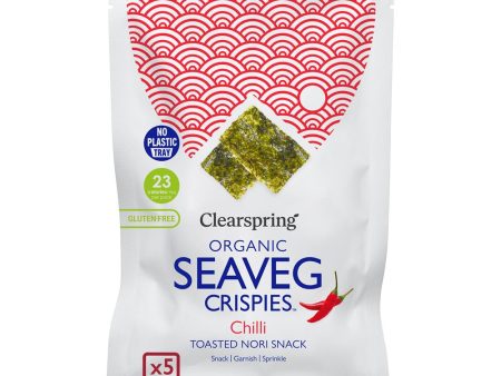 Clearspring Chilli - Organic Seaveg Crispies Multipack (TRAYLESS) 20g For Cheap