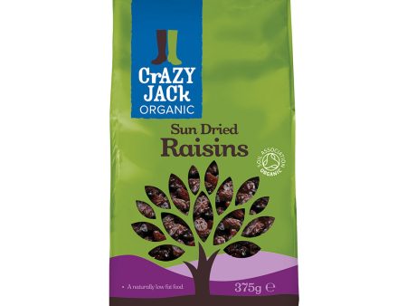 Crazy Jack Org Raisins 375g Discount