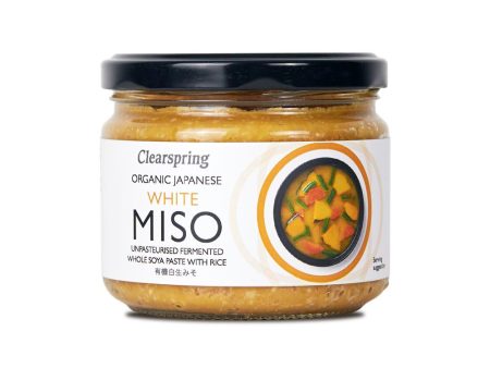 Clearspring Organic Japanese White Miso Jar (unpasteurised) 270g Online Hot Sale