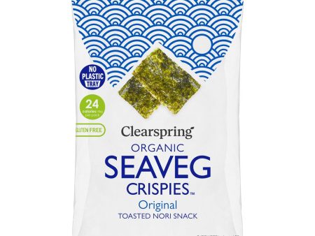 Clearspring Organic Seaveg Crispies Original 4g (TRAYLESS) For Cheap