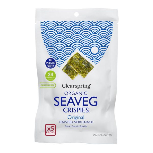 Clearspring Original - Organic Seaveg Crispies Multipack(TRAYLESS) 20g Hot on Sale