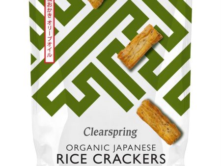 Clearspring Organic Rice Cracker Olive Oil & Sea Salt 50g Hot on Sale