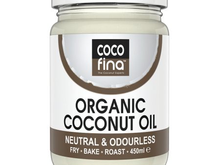 Cocofina Everyday Organic Neutral Coconut Oil 500ml Glass Jar For Cheap