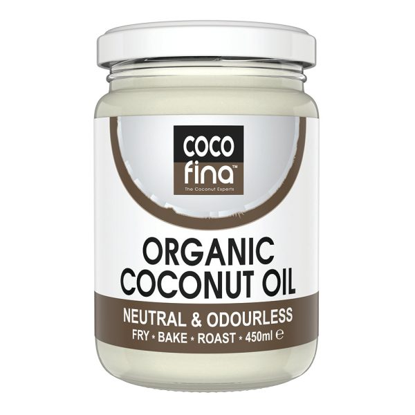 Cocofina Everyday Organic Neutral Coconut Oil 500ml Glass Jar For Cheap