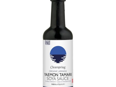 Clearspring Organic Japanese Yaemon Tamari Soya Sauce - Double Strength 250ml Supply