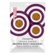 Clearspring Organic Japanese Brown Rice Crackers - Black Pepper & Tamari 40g Fashion