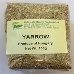 Cotswold Health Products Yarrow Tea 100g Supply