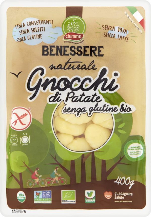 Ciemme Organic Vegan Gluten Free Gnocchi 400g Hot on Sale