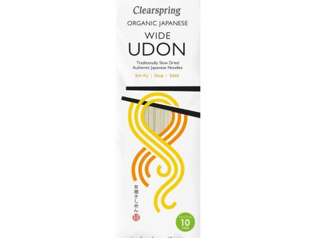 Clearspring Organic Japanese Wide Udon Noodles 200g Online Hot Sale