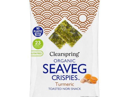 Clearspring Organic Seaveg Crispies Turmeric 4g (TRAYLESS) 4g Online