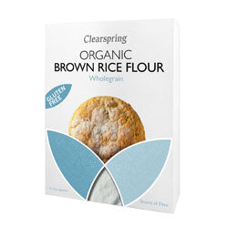 Clearspring Org GF Brown Rice Flour 375g Fashion