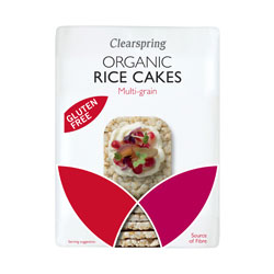 Clearspring Org 3-Grains thin Rice Cakes 130g For Discount