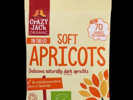 Crazy Jack Organic Ready to Eat Soft Apricots 40g on Sale