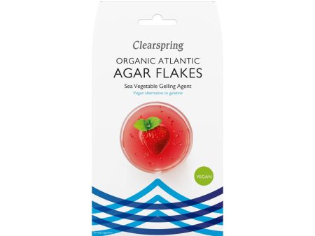 Clearspring Organic Atlantic Agar Flakes - Gelling Agent 30g Online Sale