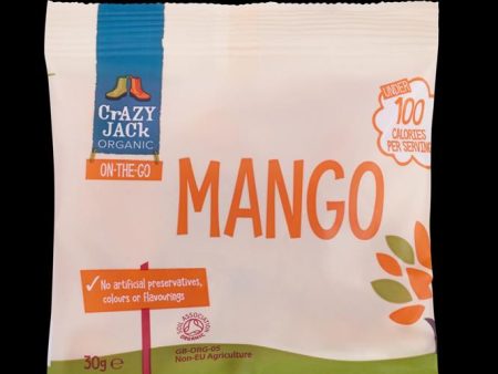 Crazy Jack Organic Ready To Eat Mango 30g Fashion