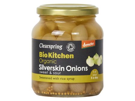 Clearspring Demeter Organic Silverskin Onions (Sweet & Sour) 6x340g Discount