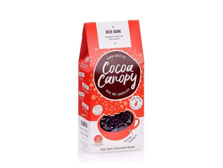 Cocoa Canopy Rich Dark Drinking Hot chocolate Beads 225g Cheap