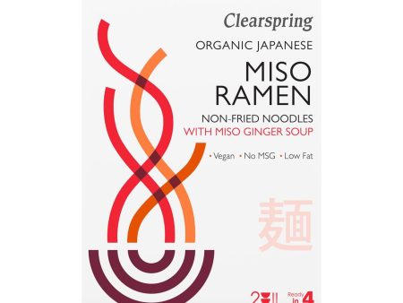 Clearspring Org Miso Ramen w  Miso Ginger 210g Cheap